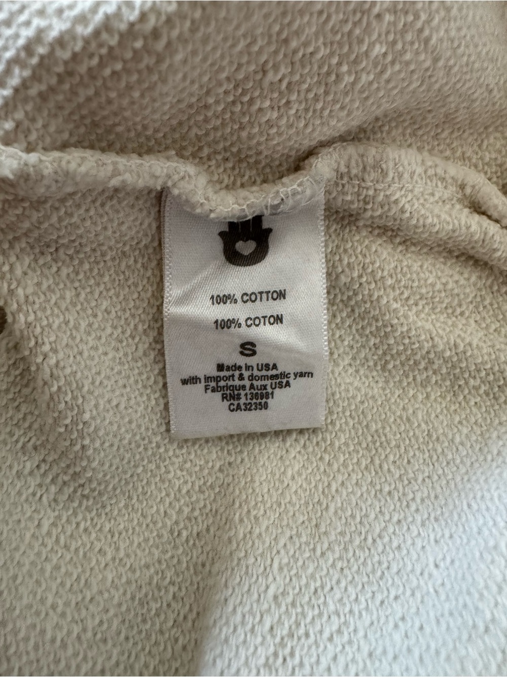 Spiritual Gangster Cream Cropped Sweatshirt – S - Picture 4 of 7